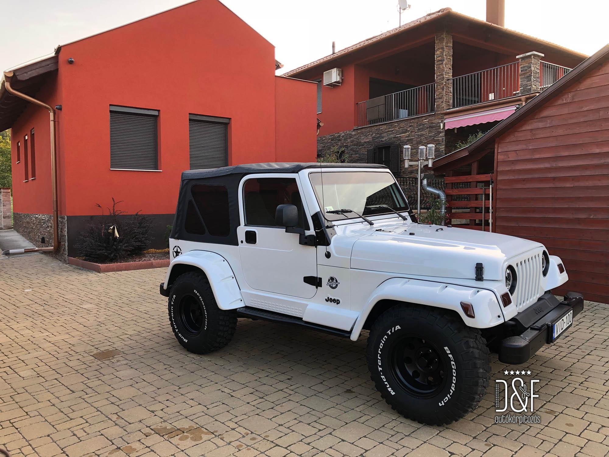 Jeep Wrangler kárpitozás