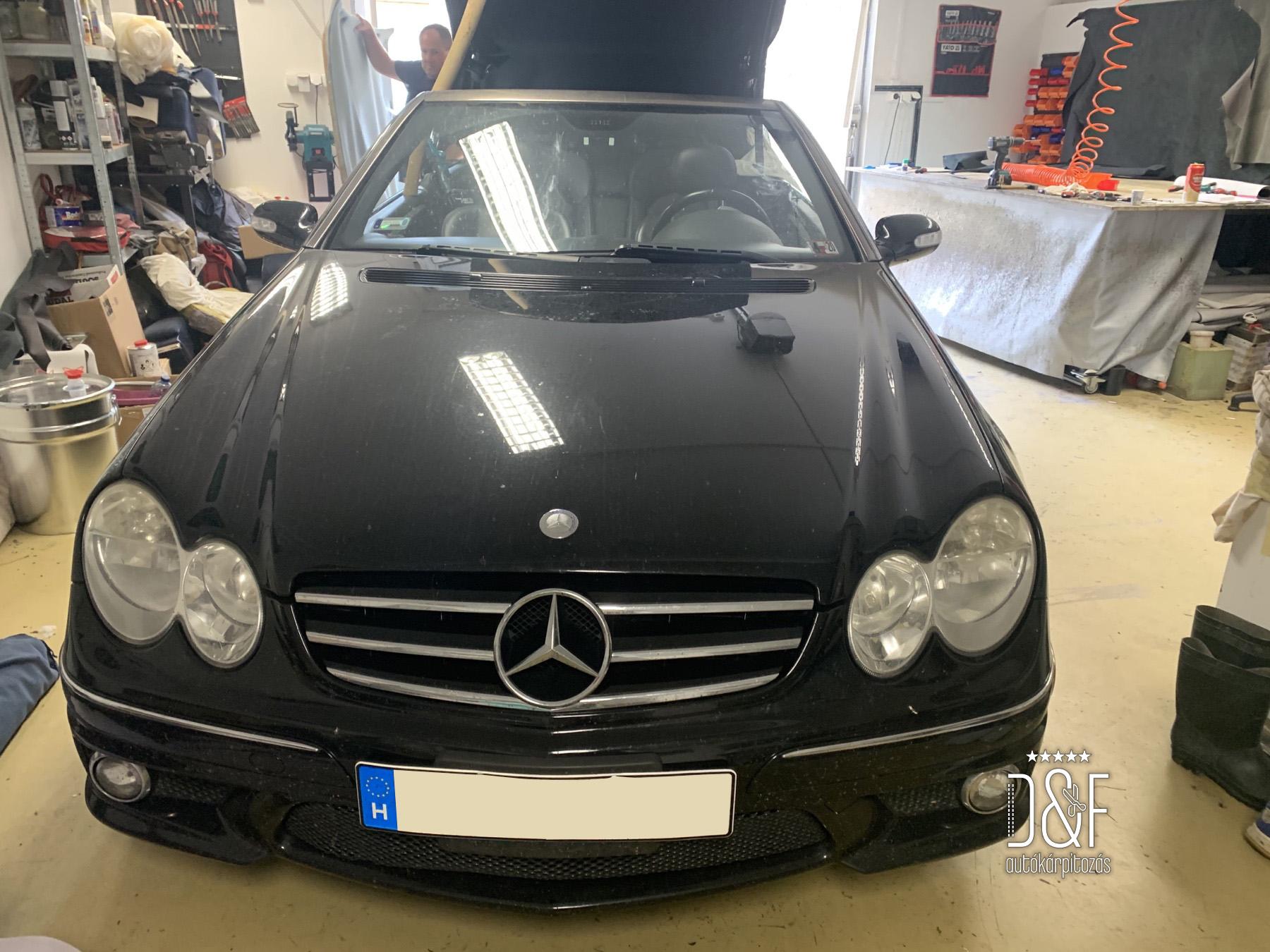Mercedes AMG CLK63 belső kárpitozás
