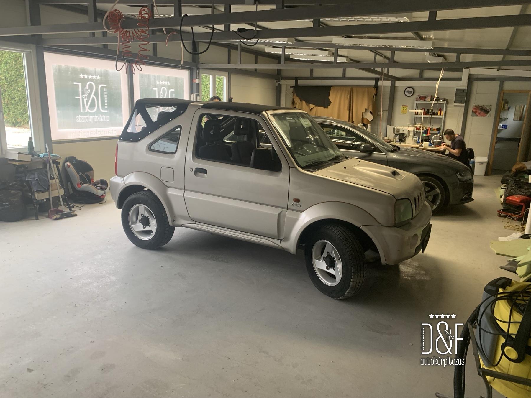 Suzuki Jimny Cabrio tetőcsere