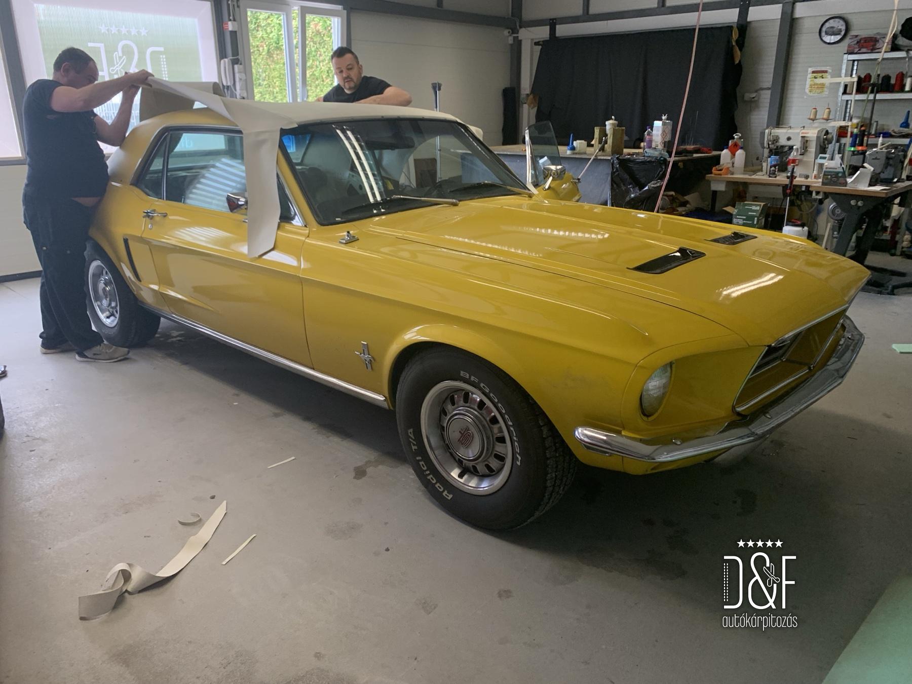 Ford Mustang – utastér külső kárpitozás