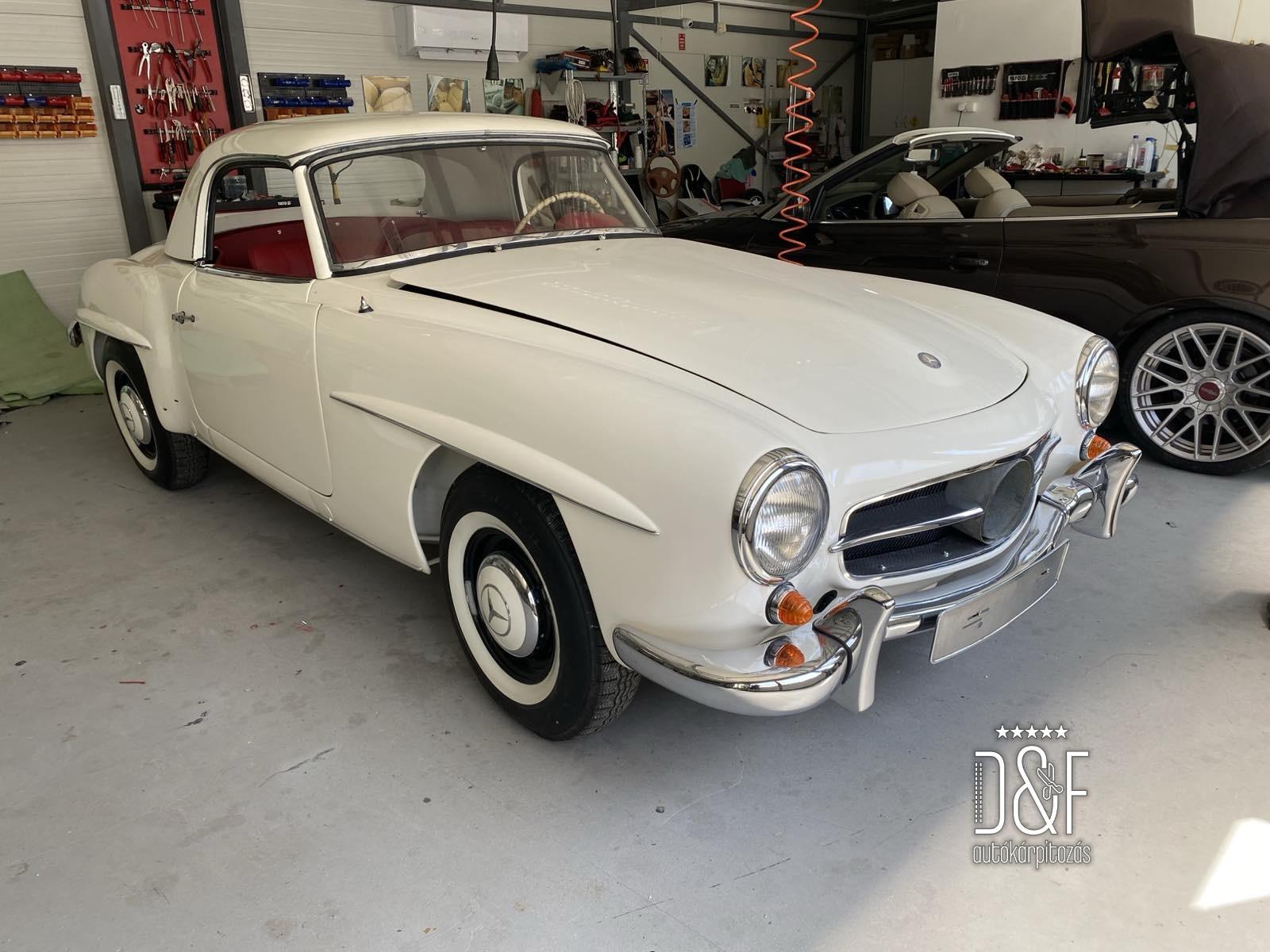 Mercedes-Benz 190 SL – teljes belső kárpitozás