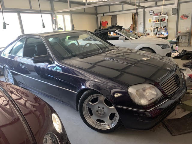 Mercedes-Benz W140 500 CL ülésjavítás